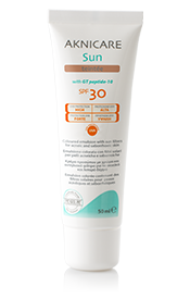 Aknicare Sun Teintee SPF30 Dore, 50 ml